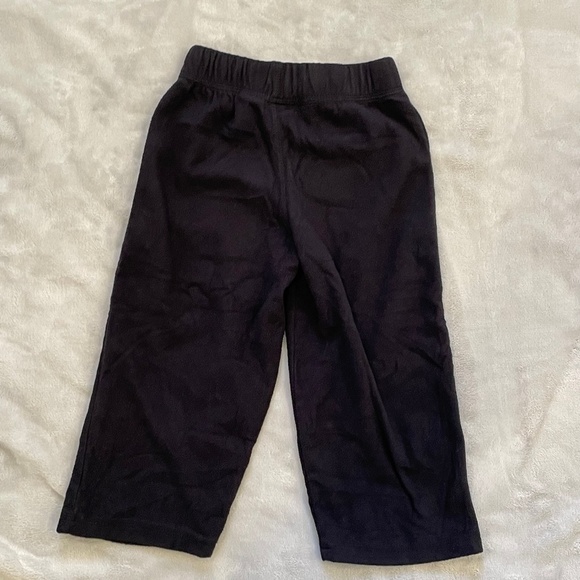 Koala Kids Black Straight Leg Fleece Pants, Size 3T - Picture 2 of 3